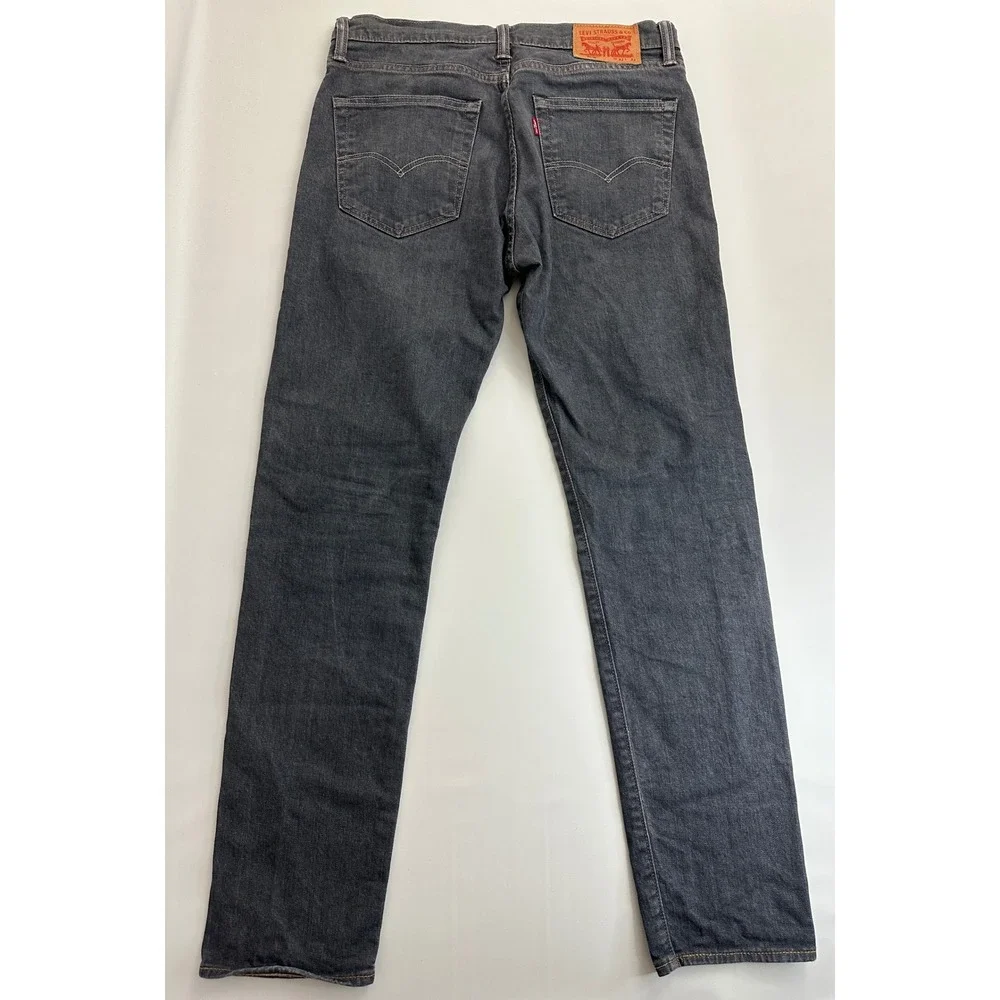Men's Levi's 508 Slim Fit Jeans Gray Blue Wash Denim Pants Size 32x32 Casual‎